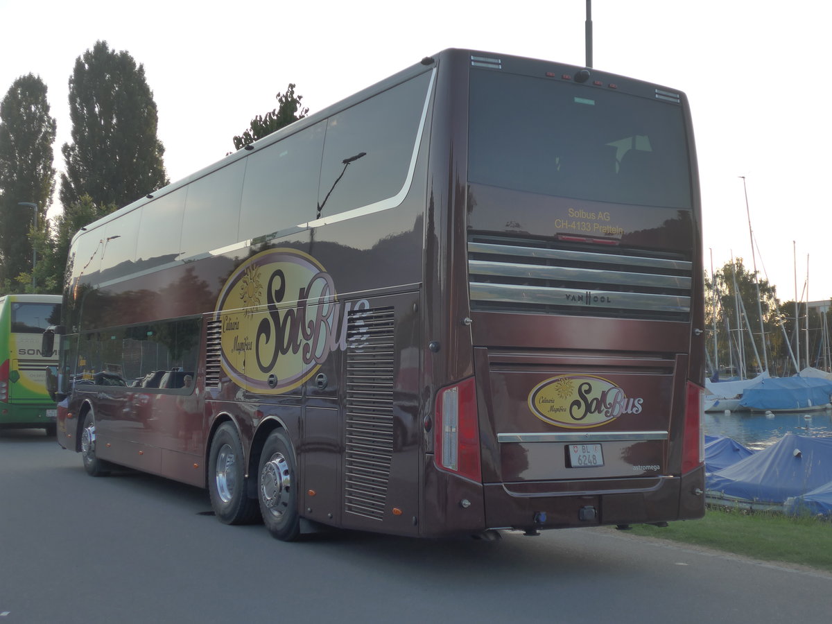 (195'202) - Solbus, Pratteln - BL 6248 - Van Hool am 27. Juli 2018 in Thun, Strandbad