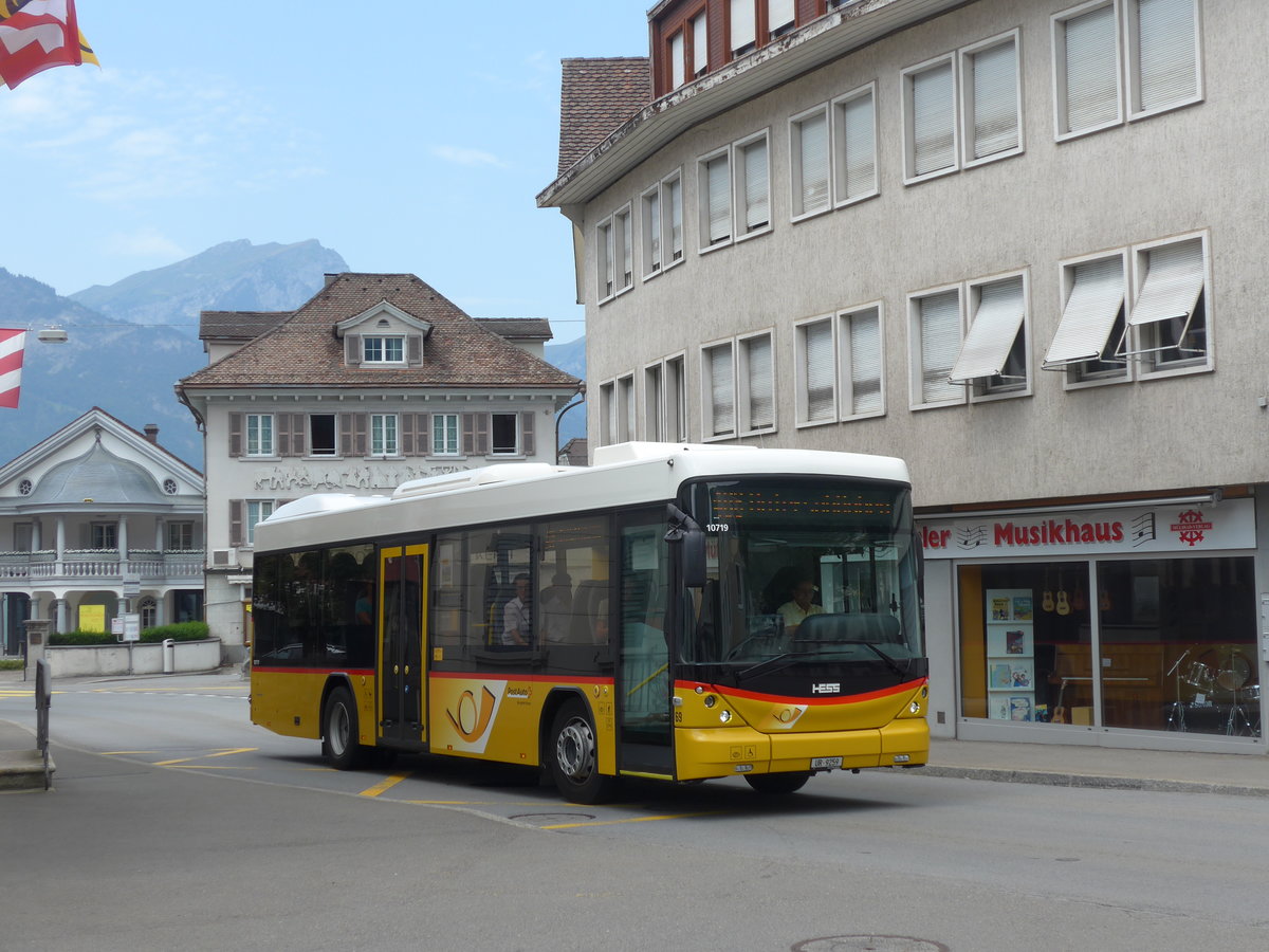 (195'445) - AAGU Altdorf - Nr. 69/UR 9259 - Scania/Hess am 1. August 2018 in Altdorf, Gemeindehaus