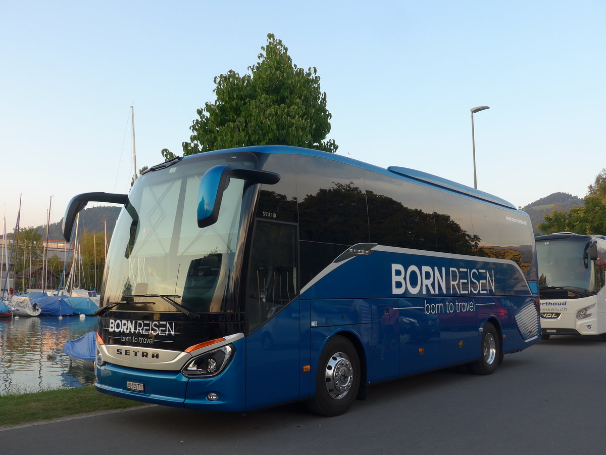 (195'492) - Born, Olten - SO 105'777 - Setra am 3. August 2018 in Thun, Strandbad