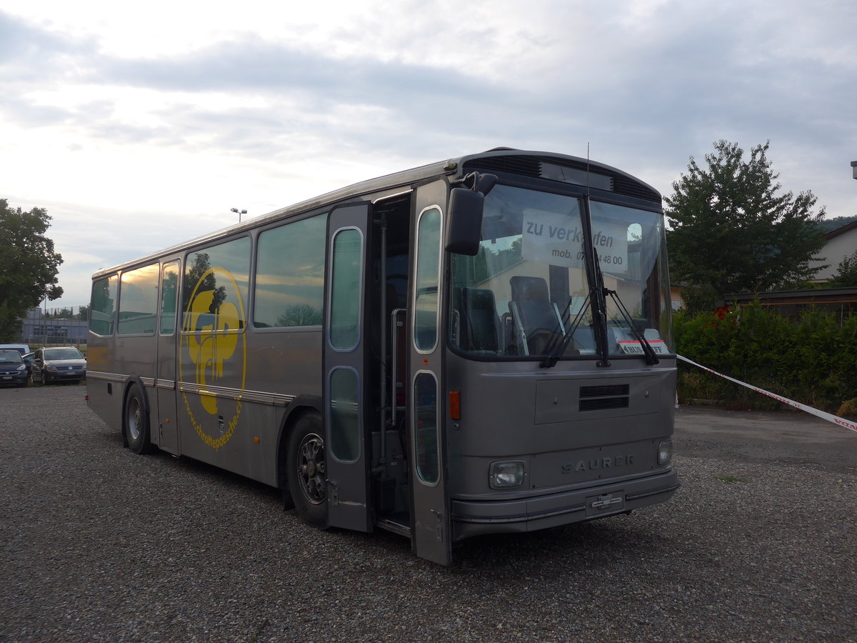 (195'882) - Guggenmusik Chrottep�sche, Marthalen - Saurer/Hess (ex Session, Winterthur; ex Volkart, Oberweningen; ex P 24'248) am 17. August 2018 in Wettingen, Zirkuswiese