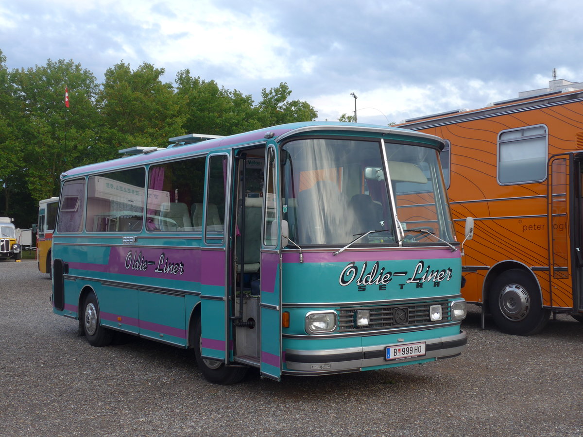 (195'909) - Aus Oesterreich: Wstner, Bezau - B 999 HO - Setra am 17. August 2018 in Wettingen, Zirkuswiese