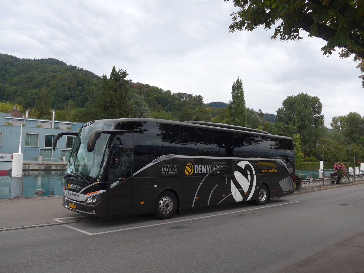 (196'202) - Aus Luxemburg: Demy Cars, Keispelt - DC 1027 - Setra am 25. August 2018 bei der Schifflndte Thun