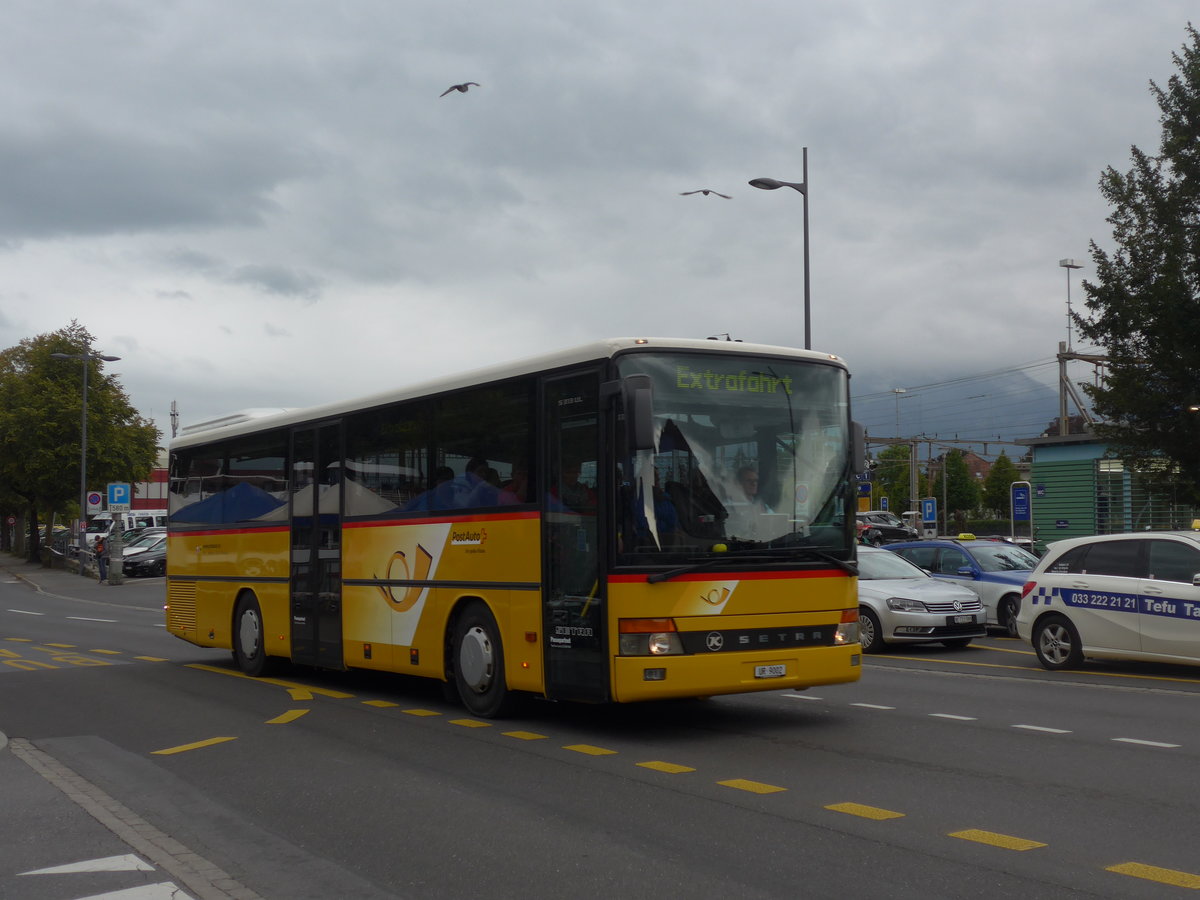 (196'204) - TSB Seelisberg - UR 9002 - Setra (ex AVG Grindelwald Nr. 16) am 25. August 2018 bei der Schiffl�ndte Thun