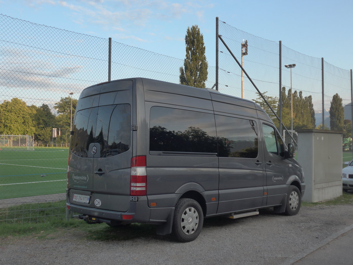 (196'220) - Indermhle, Rekingen - Nr. 108/AG 264'972 - Mercedes am 27. August 2018 in Thun, Lachen