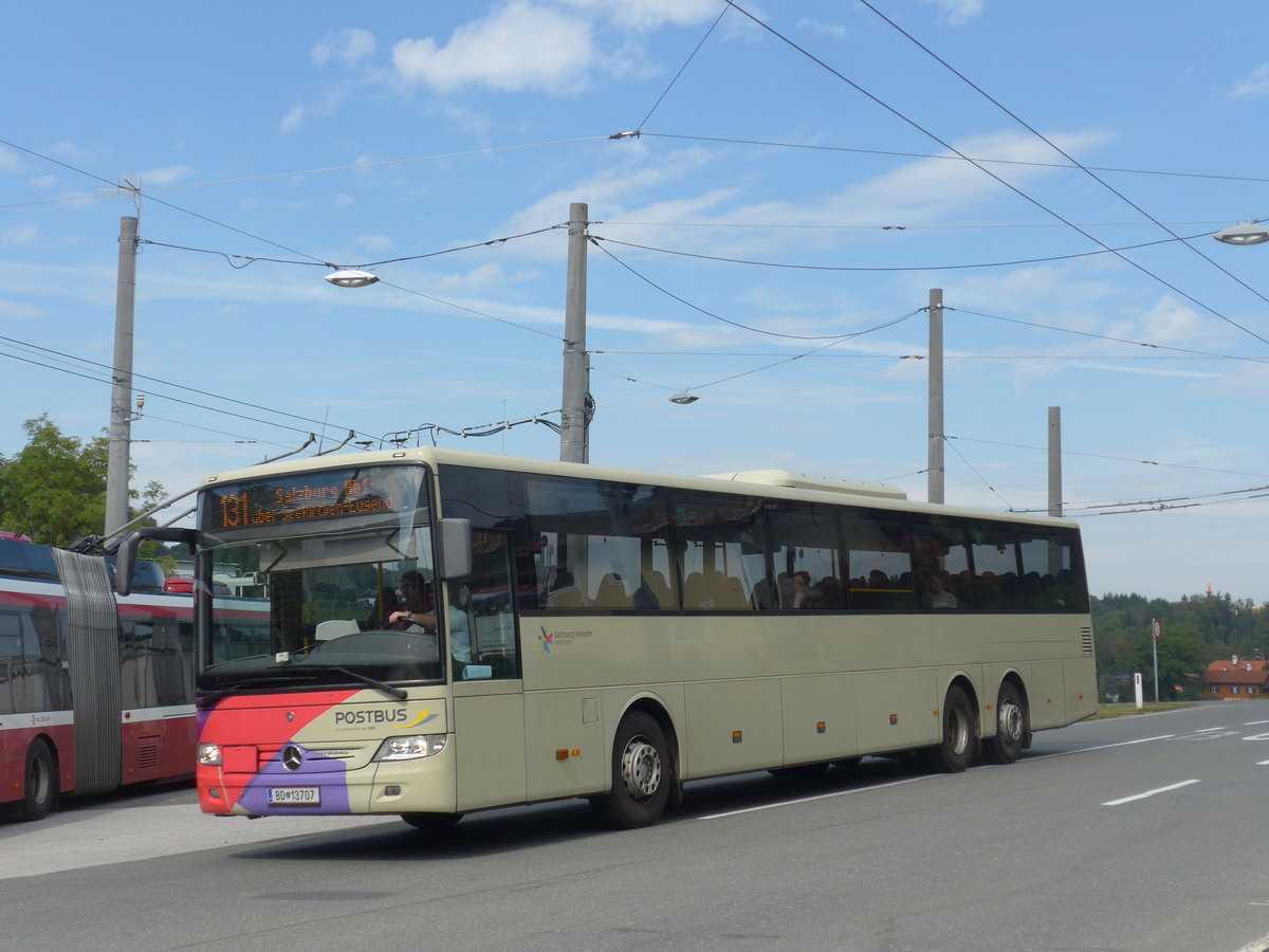 (197'191) - PostBus - BD 13'707 - Mercedes am 13. September 2018 in Mayrwies, Daxluegstrasse