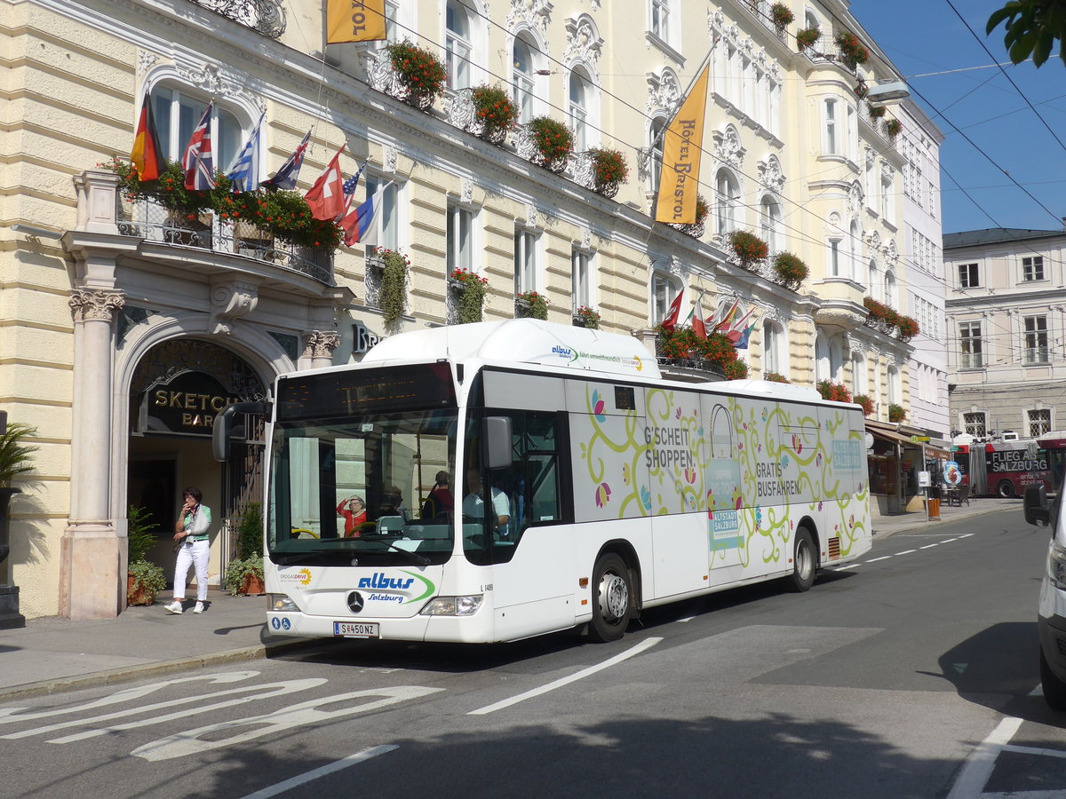 (197'232) - Albus, Salzburg - Nr. L1489/S 450 NZ - Mercedes am 13. September 2018 in Salzburg, Makartplatz