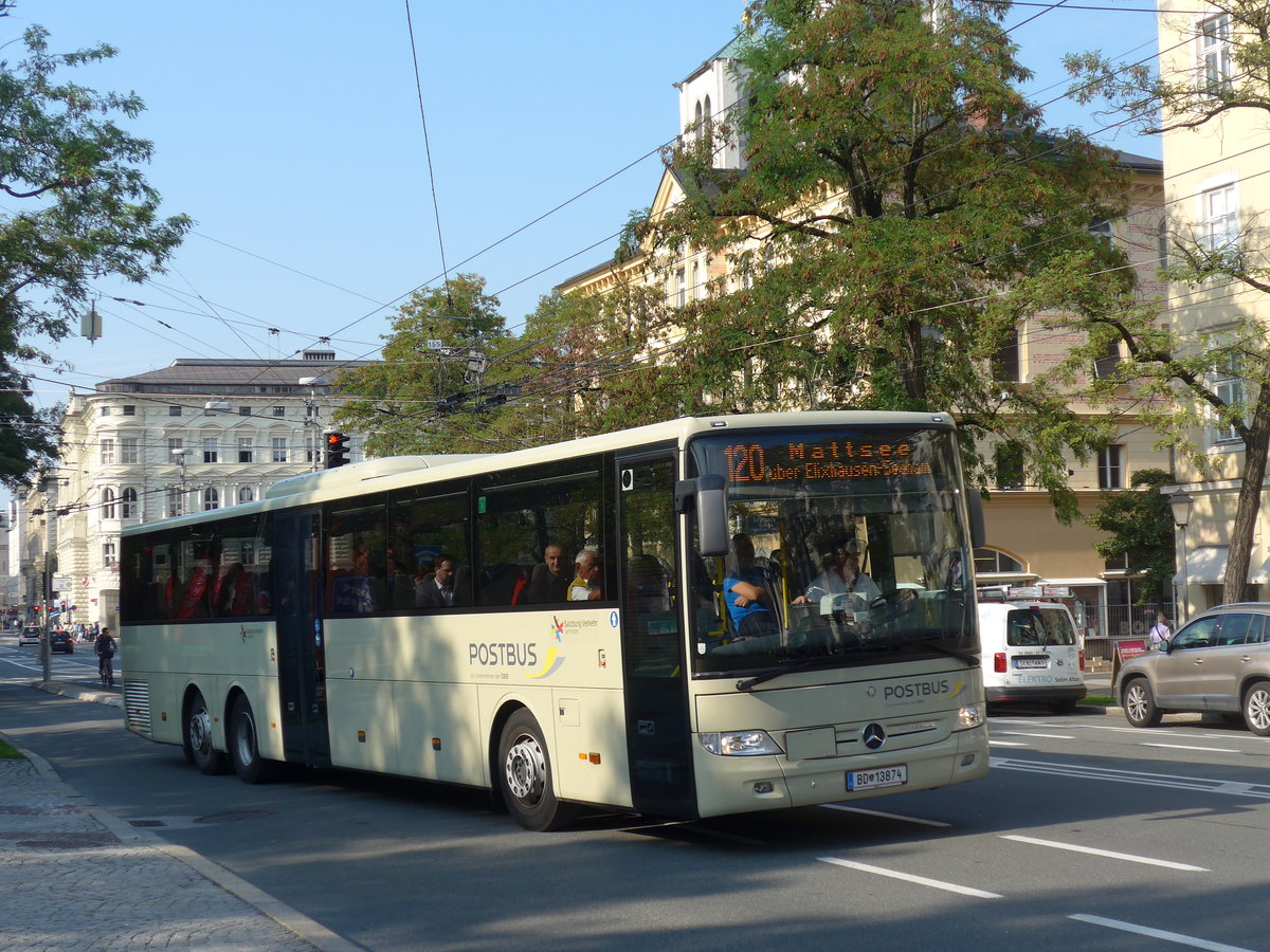 (197'302) - PostBus - BD 13'874 - Mercedes am 13. September 2018 in Salzburg, Mirabellplatz