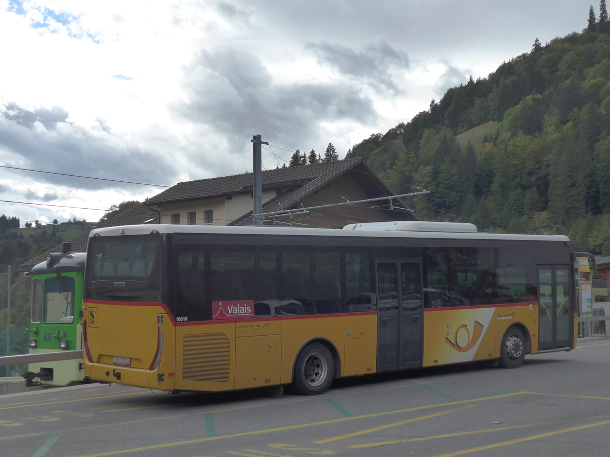 (197'954) - TPC Aigle - Nr. CP09/VD 1332 - Iveco am 23. September 2018 beim Bahnhof Le S�pey