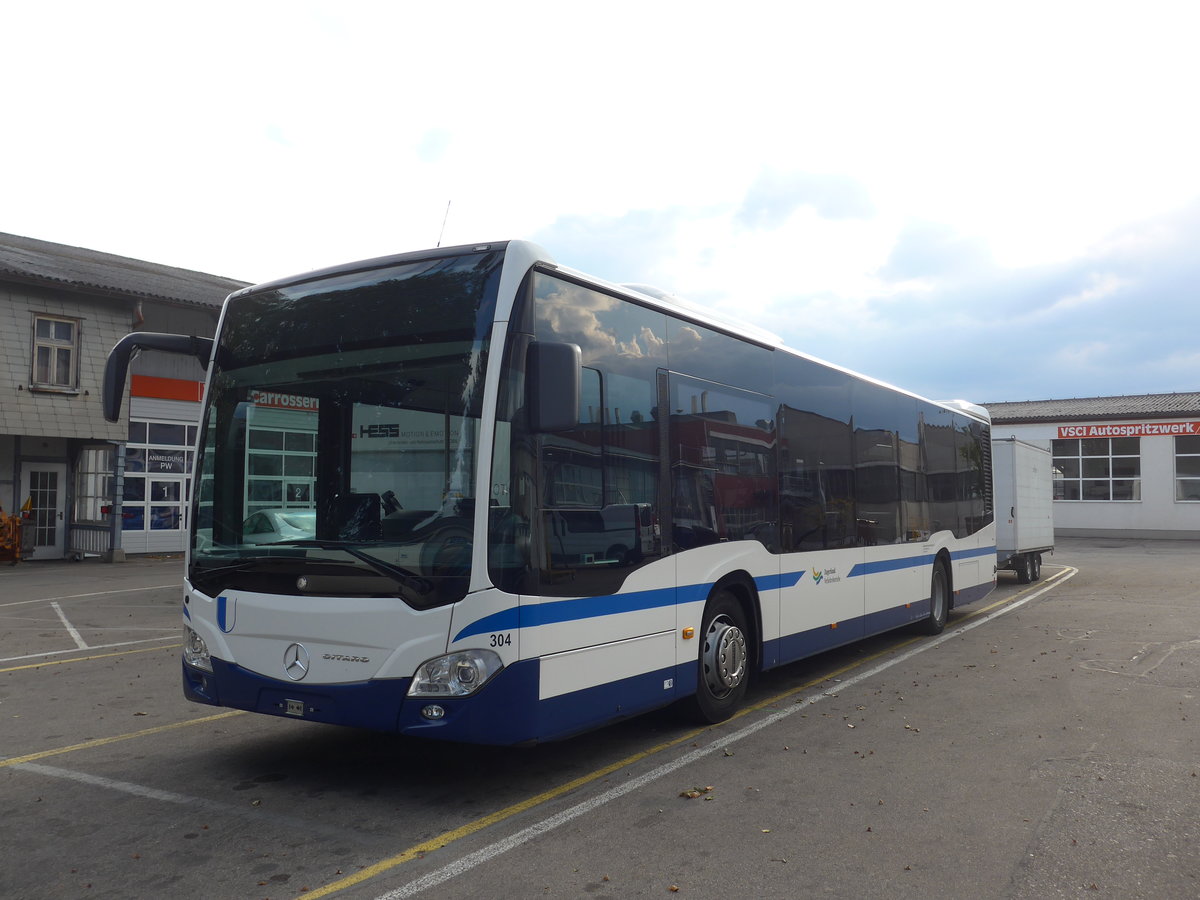 (198'057) - BSF Hochdorf - Nr. 304 - Mercedes am 30. September 2018 in Bellach, Hess