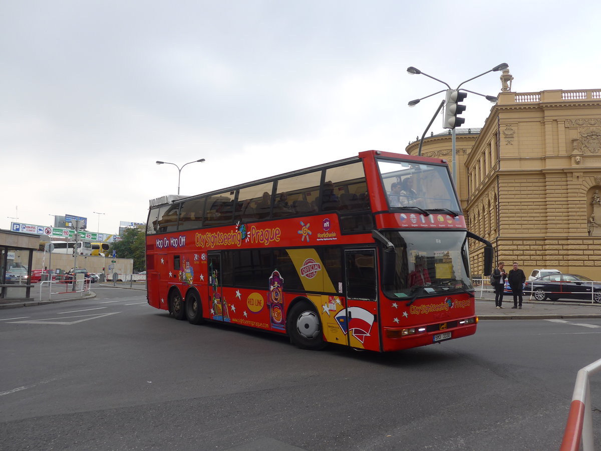 (198'593) - Sightseeing, Praha - 5M3 3330 - MAN am 19. Oktober 2018 in Praha, Florenc