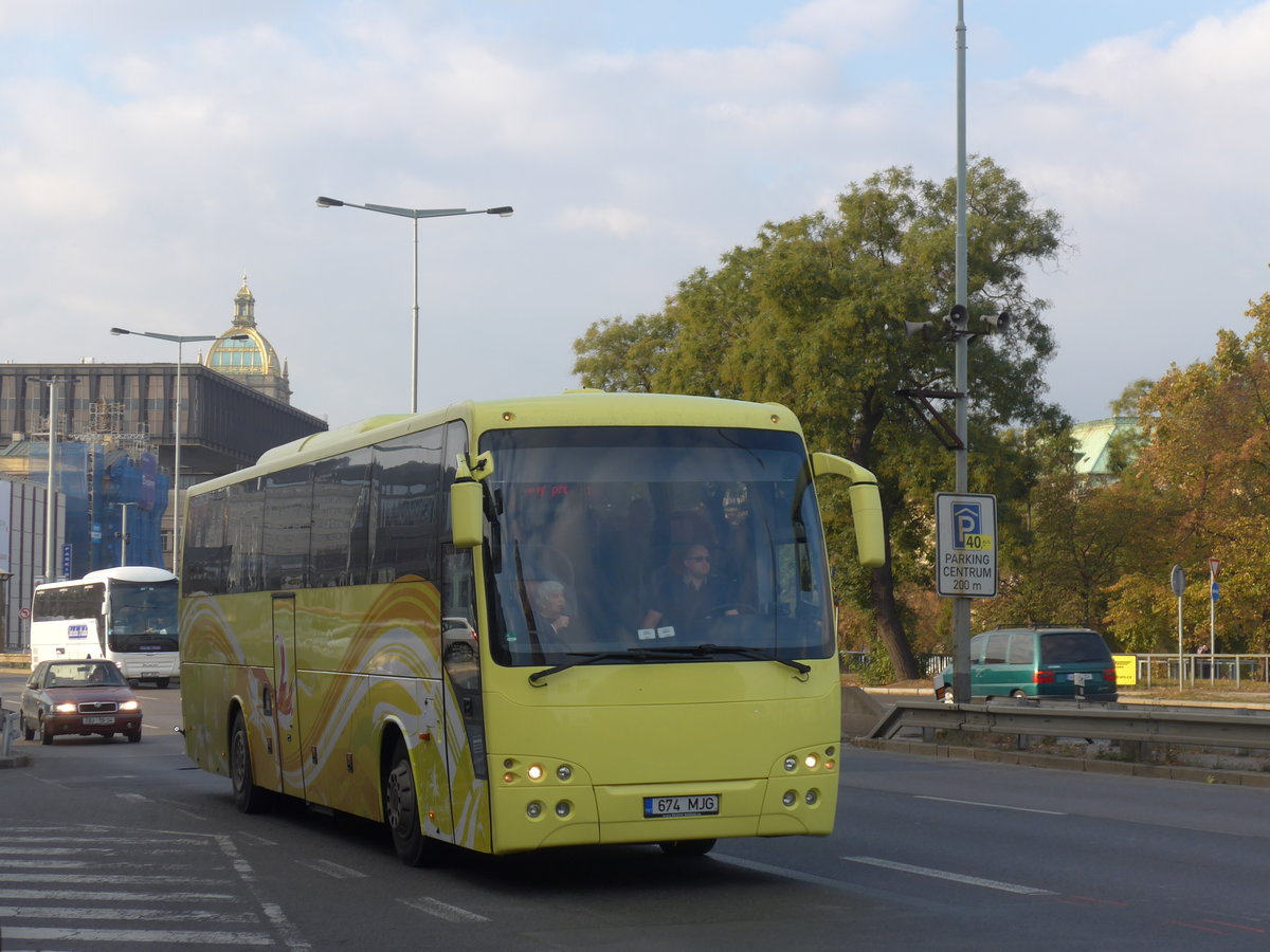 (198'962) - Aus Estland: Taisto, Tallinn - 674 MJG - Temsa am 21. Oktober 2018 in Praha, Hlavn� N�draz�