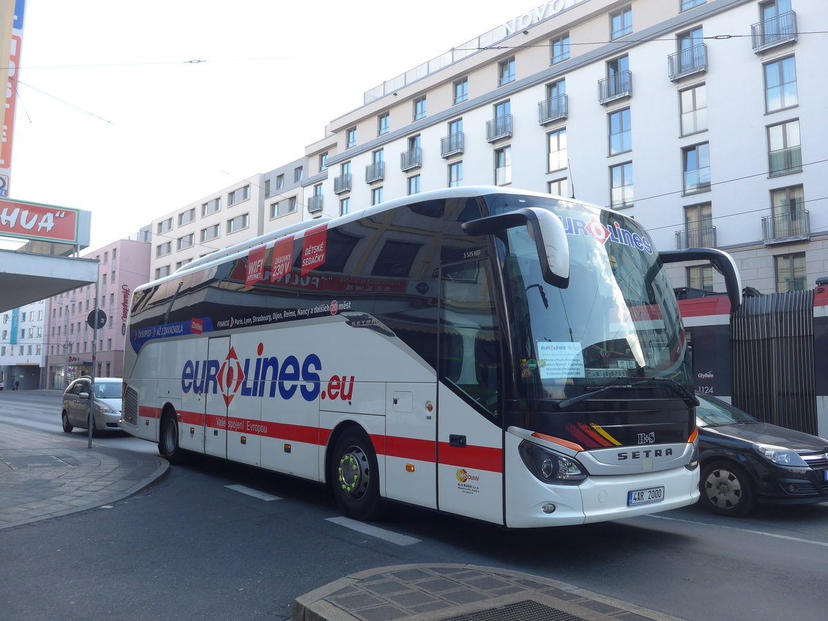 (198'969) - Aus Tschechien: Bussi, Praha - 4AR 2000 - Setra am 21. Oktober 2018 in Nrnberg, Zentraler Busbahnhof