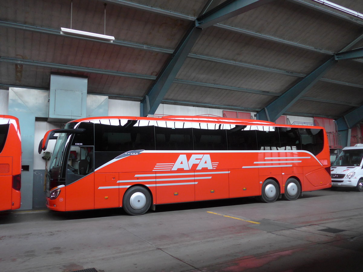 (199'611) - AFA Adelboden - Nr. 16/BE 21'181 - Setra am 26. November 2018 in Adelboden, Busstation
