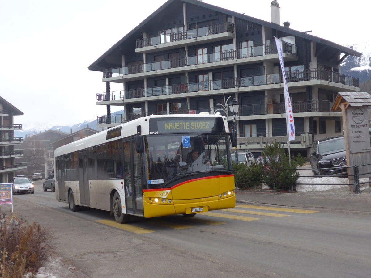 (200'364) - Lathion, Sion - Nr. 8/VS 444'334 - Solaris (ex ATE Bus, Effretikon Nr. 49) am 30. Dezember 2018 in Haute-Nendaz, Tlcabine