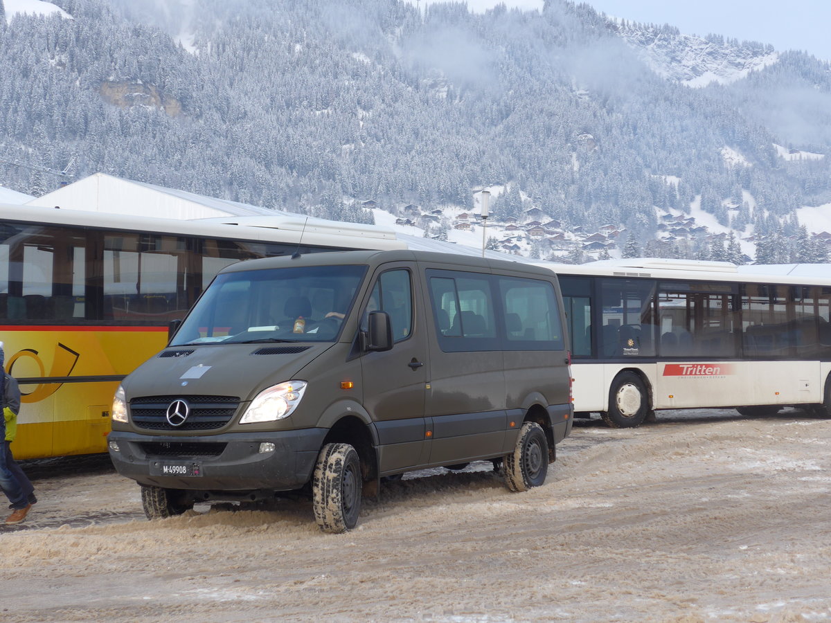 (200'856) - Schweizer Armee - M+49'908 - Mercedes am 12. Januar 2019 in Adelboden, Weltcup