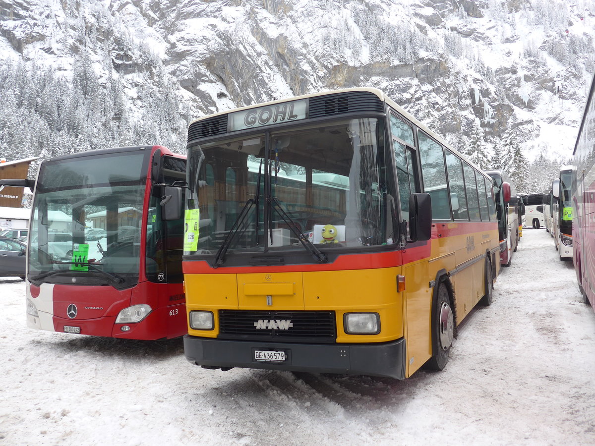 (200'910) - Gohl, Herzogenbuchsee - Nr. 11/BE 436'579 - NAW/Hess (ex Flury, Balm; ex Steiner, Altb�ron Nr. 11) am 12. Januar 2019 in Adelboden, Unter dem Birg