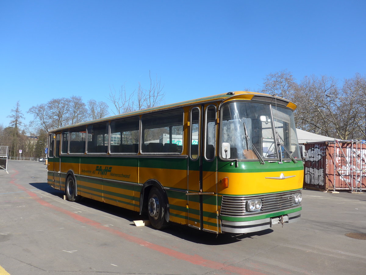 (201'726) - Outlawz, Bern - Nr. 6 - Neoplan (ex Privat in Linden; ex AvH Heimenschwand Nr. 6) am 18. Februar 2019 in Bern, Schtzenmatte