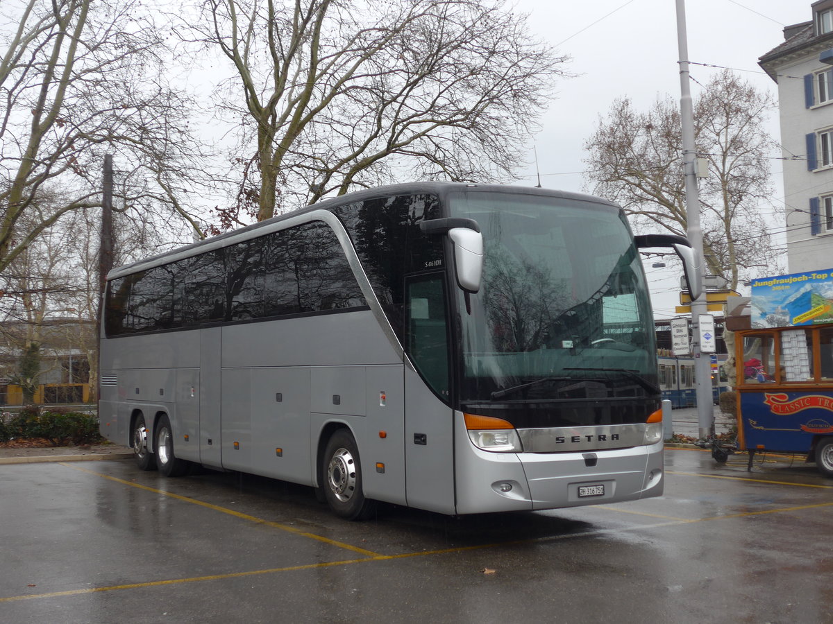 (201'944) - Meier, Z�rich - ZH 316'751 - Setra am 4. M�rz 2019 in Z�rich, Sihlquai