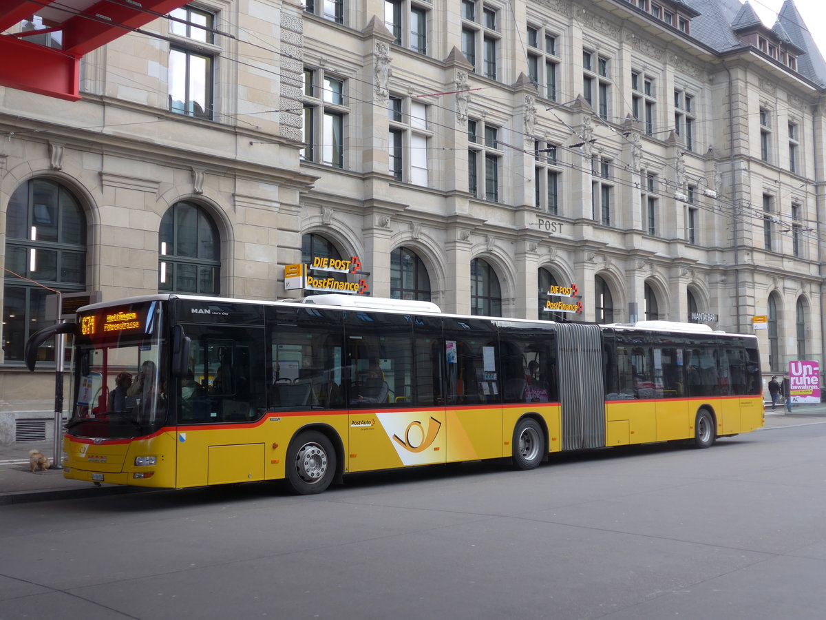 (201'987) - Moser, Flaach - Nr. 293/ZH 186'956 - MAN am 4. Mrz 2019 beim Hauptbahnhof Winterthur