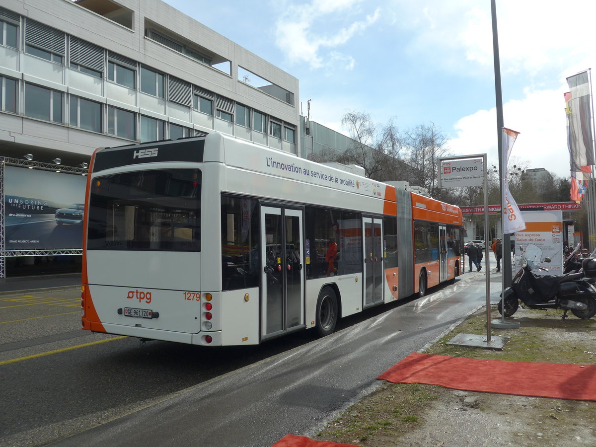 (202'158) - TPG Gen�ve - Nr. 1279/GE 961'720 - Hess/Hess TOSA am 11. M�rz 2019 in Gen�ve, Palexpo