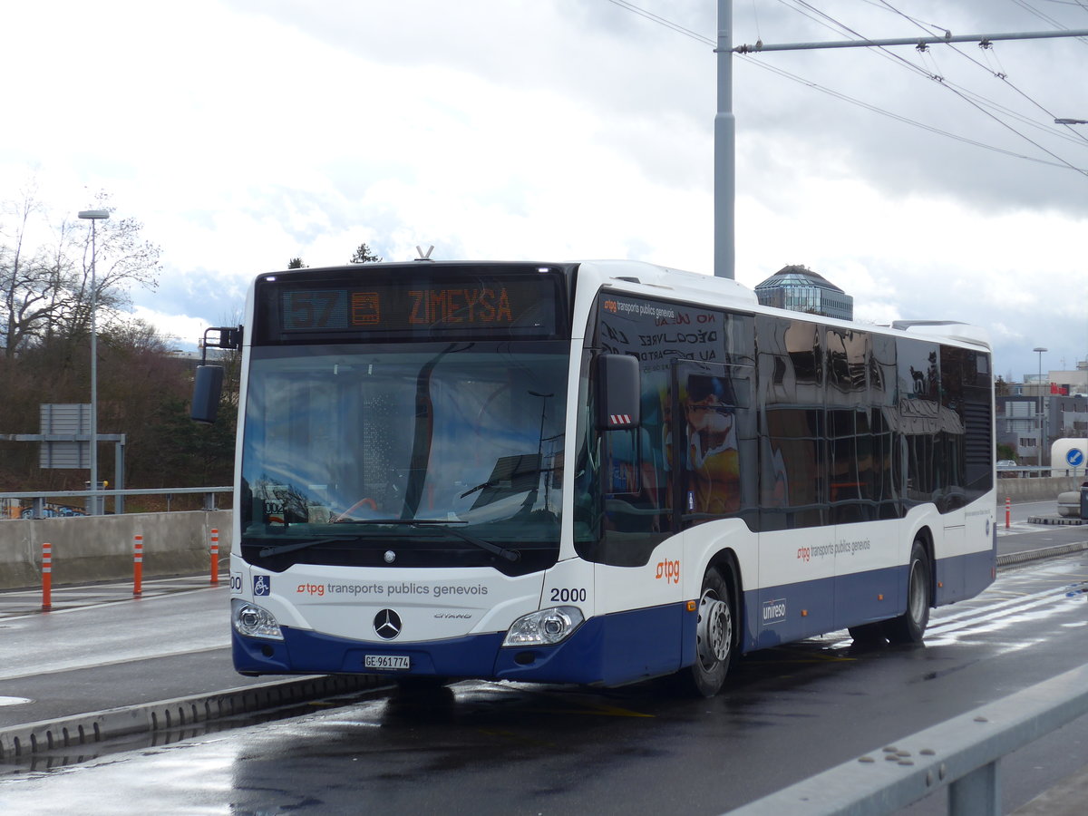 (202'264) - Globe-Limo, Gen�ve - Nr. 2000/GE 961'774 - Mercedes am 11. M�rz 2019 in Gen�ve, A�roport