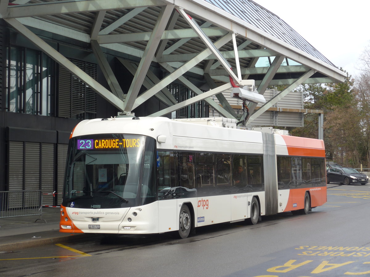 (202'273) - TPG Gen�ve - Nr. 1276/GE 961'717 - Hess/Hess TOSA am 11. M�rz 2019 in Gen�ve, A�roport