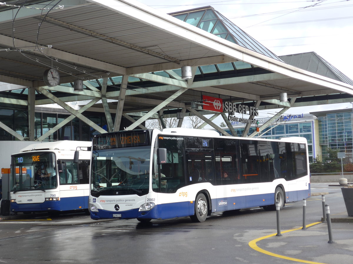 (202'290) - Globe-Limo, Gen�ve - Nr. 2002/GE 961'779 - Mercedes am 11. M�rz 2019 in Gen�ve, A�roport