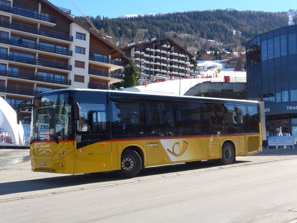 (202'427) - Lathion, Sion - Nr. 1/VS 12'894 - Volvo am 16. M�rz 2019 in Haute-Nendaz, T�l�cabine