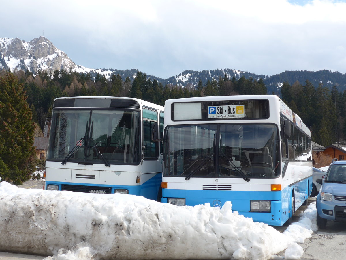 (202'462) - Leysin-Excursions, Leysin - Mercedes am 17. M�rz 2019 in Leysin, Garage