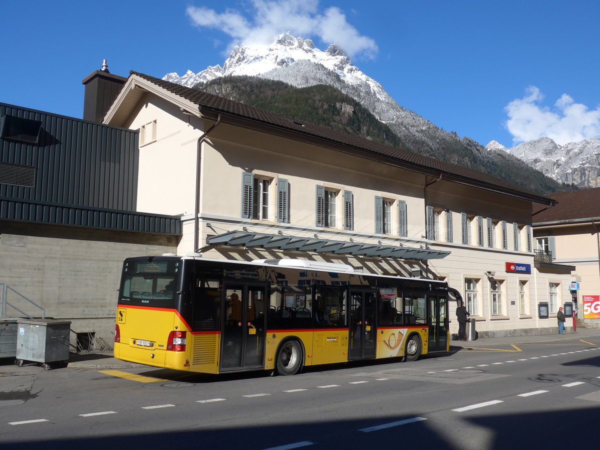 (202'518) - Mattli, Wassen - UR 9261 - MAN am 19. M�rz 2019 beim Bahnhof Erstfeld