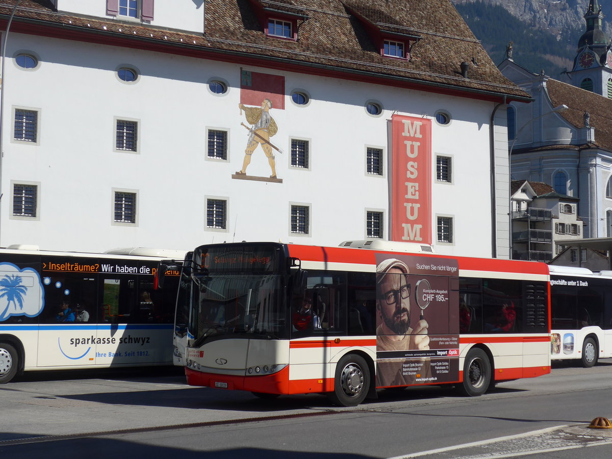 (202'827) - AAGS Schwyz - Nr. 19/SZ 10'119 - Solaris am 22. M�rz 2019 in Schwyz, Post