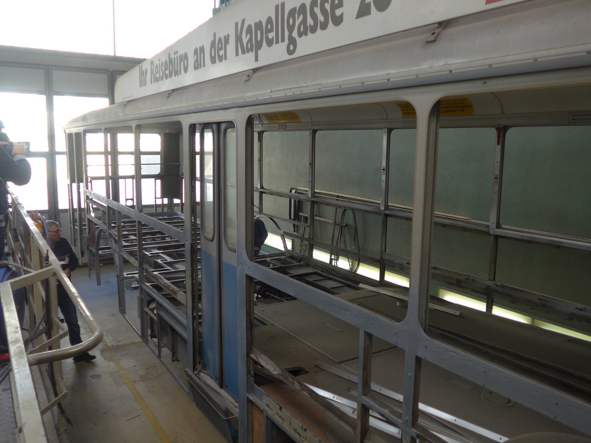 (202'945) - VBL Luzern (vbl-historic) - Nr. 81 - FBW/Hess am 23. M�rz 2019 in Luzern, Depot (in Restauration)