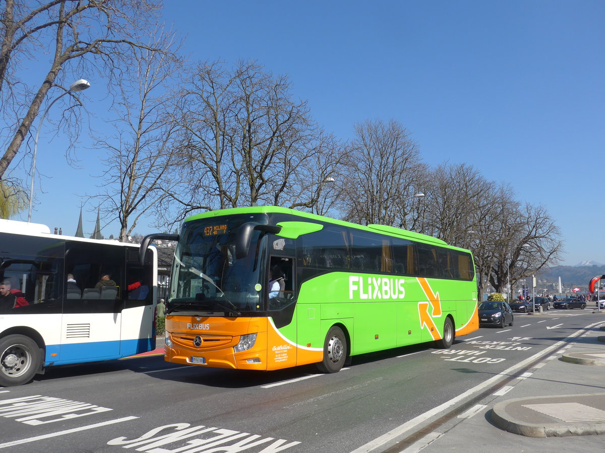 (202'972) - Aus Italien: Garbellini, Como - FM-941 AN - Mercedes am 23. M�rz 2019 beim Bahnhof Luzern