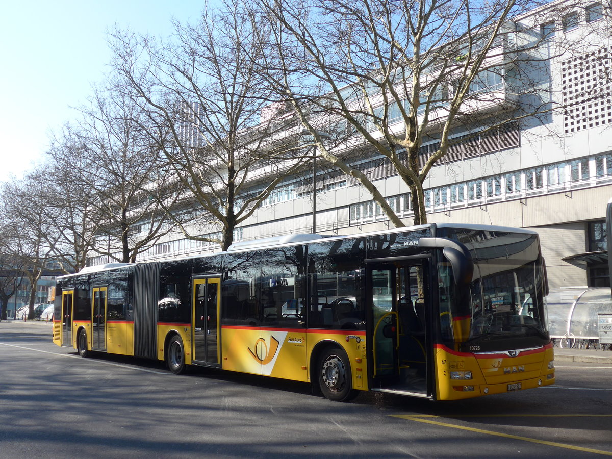 (203'282) - SB Trans, Sursee - Nr. 47/LU 243'967 - MAN am 30. M�rz 2019 in Luzern, Inseli-P