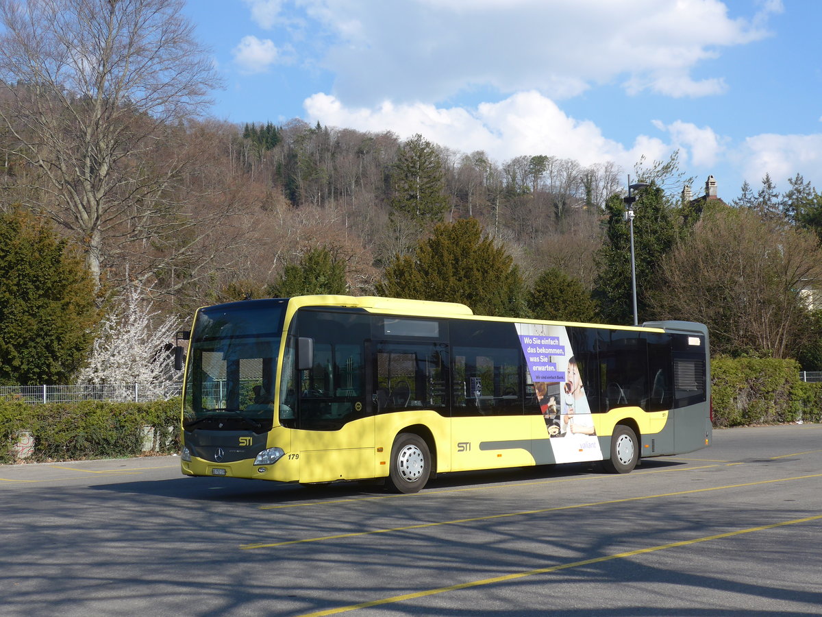 (203'448) - STI Thun - Nr. 179/BE 752'179 - Mercedes am 31. M�rz 2019 bei der Schiffl�ndte Thun