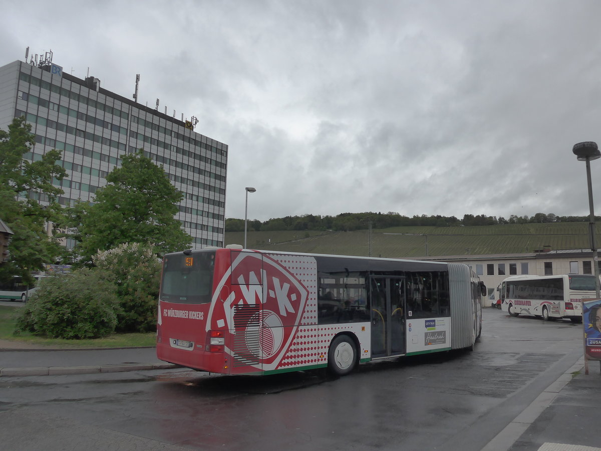 (204'688) - Lyst, Zellingen - MSP-LY 187 - MAN am 9. Mai 2019 beim Bahnhof W�rzburg
