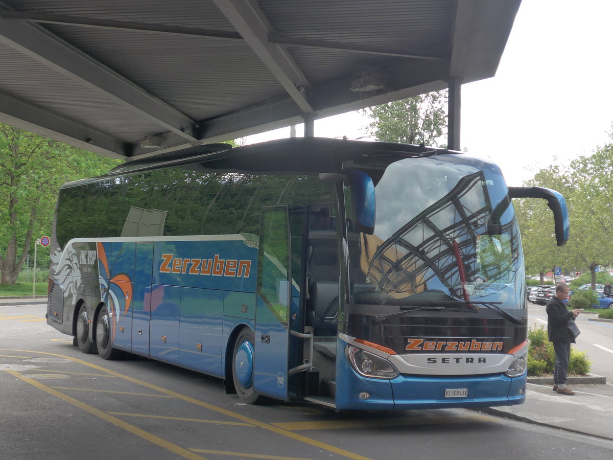 (205'196) - Zerzuben, Visp-Eyholz - Nr. 12/VS 100'431 - Setra am 13. Mai 2019 in Pratteln, Rastst�tte