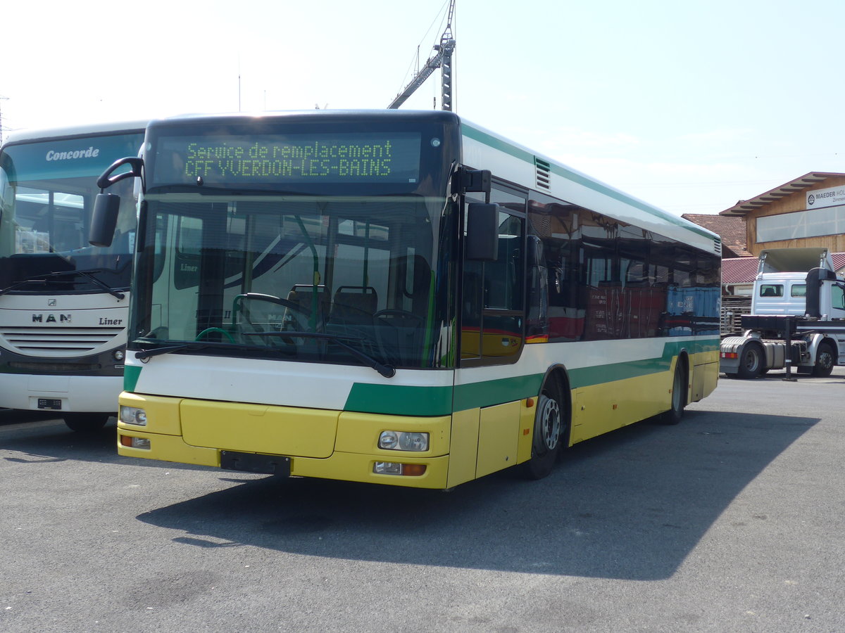 (205'370) - transN, La Chaux-de-Fonds - Nr. 201 - MAN (ex TN Neuch�tel Nr. 201) am 25. Mai 2019 in Kerzers, Interbus
