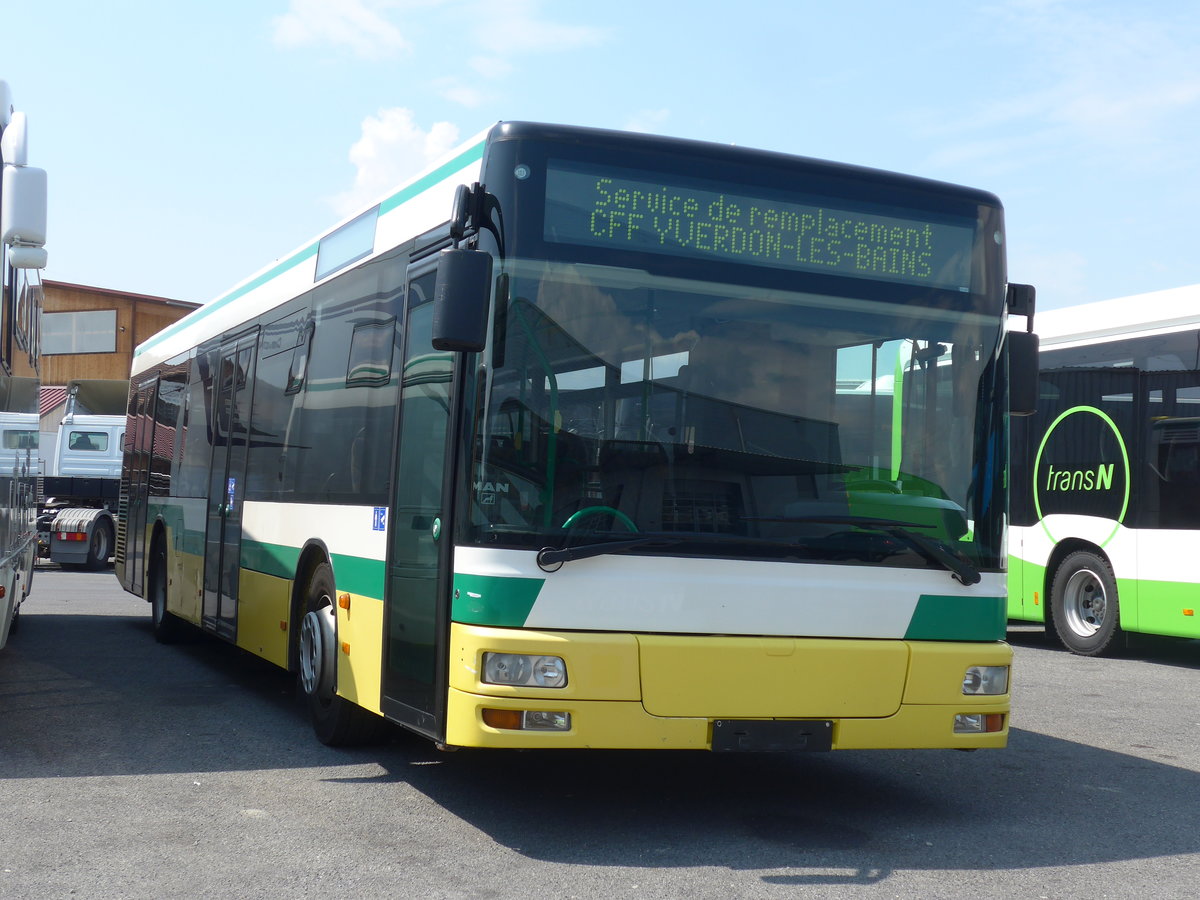 (205'371) - transN, La Chaux-de-Fonds - Nr. 201 - MAN (ex TN Neuch�tel Nr. 201) am 25. Mai 2019 in Kerzers, Interbus