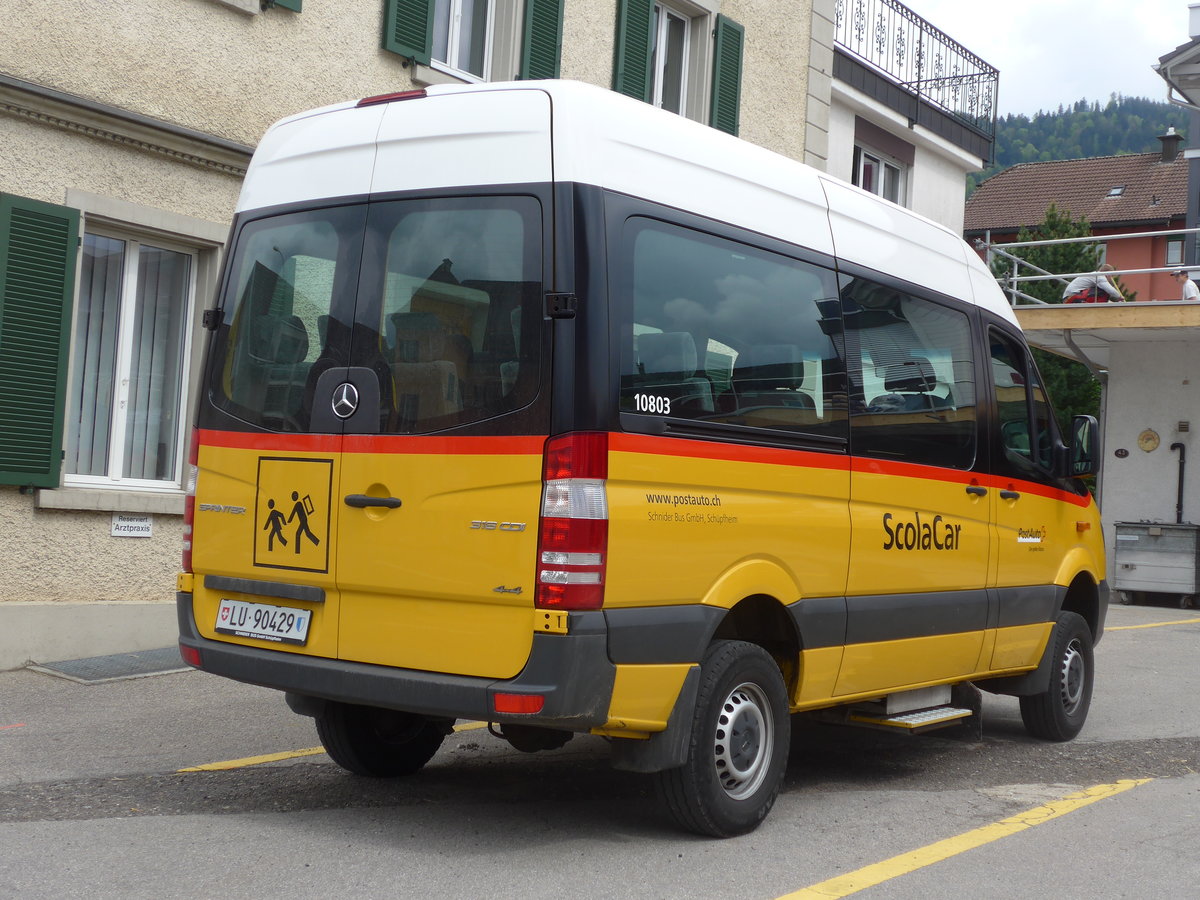 (205'581) - Schnider, Schpfheim - LU 90'429 - Mercedes am 27. Mai 2019 in Schpfheim, Garage