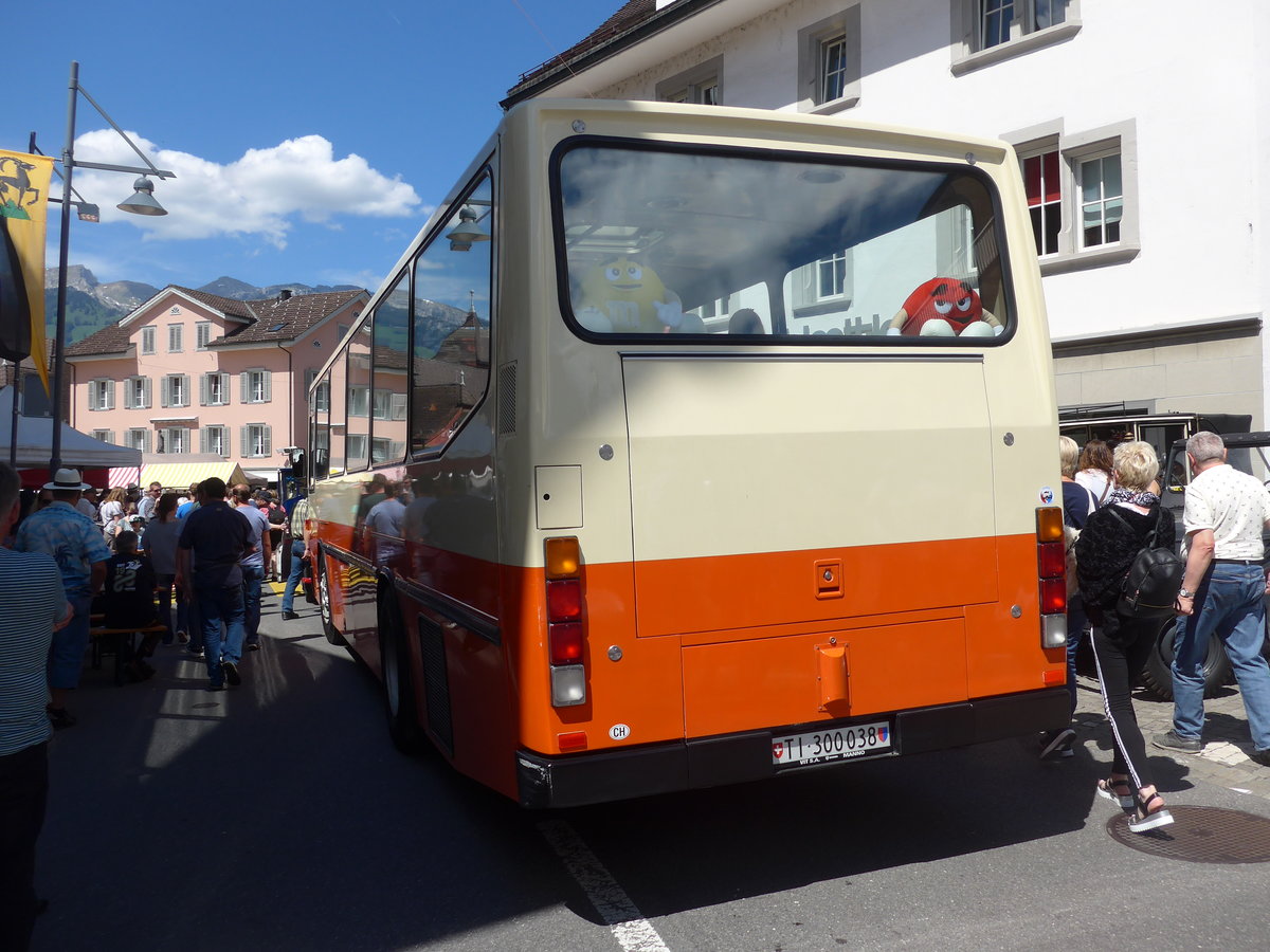(205'955) - AWD Dienstleistungen, H�nenberg - TI 300'038 - NAW/Hess (ex AMSA Chaisso Nr. 22; ex Tischhauser, Oberschan) am 8. Juni 2019 in Sarnen, OiO