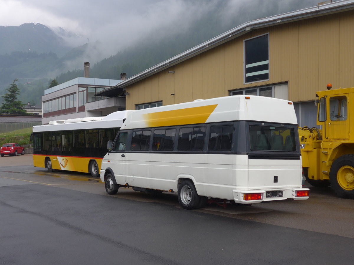 (206'250) - Marchetti, Airolo - Iveco (ex CarPostal Ouest; ex P 23'102) am 9. Juni 2019 in Airolo, Garage