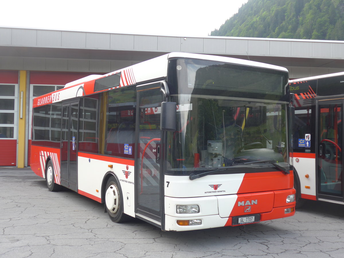 (206'319) - AS Engi - Nr. 7/GL 7707 - MAN/G�ppel am 15. Juni 2019 in Engi, Garage