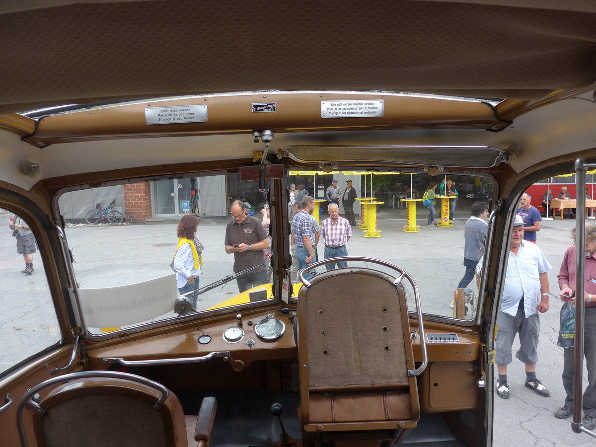 (206'375) - Hurter, M�nchaltdorf - ZH 84'998 - Berna/FHS (ex Volkart, Russikon; ex ASD Aigle; ex P 21'003) am 15. Juni 2019 in Engi, Garage AS (Innenaufnahme)