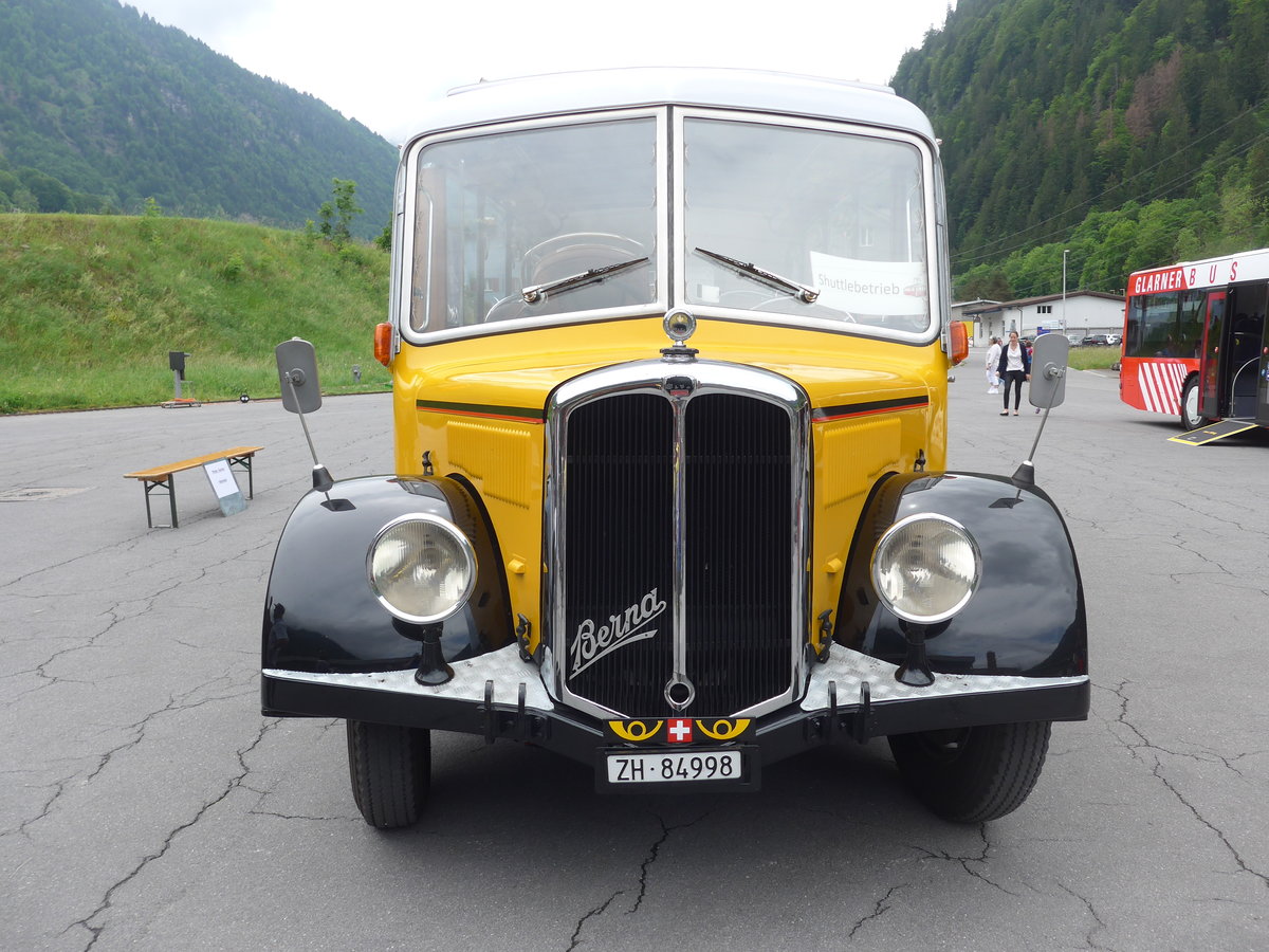 (206'377) - Hurter, M�nchaltdorf - ZH 84'998 - Berna/FHS (ex Volkart, Russikon; ex ASD Aigle; ex P 21'003) am 15. Juni 2019 in Engi, Garage AS