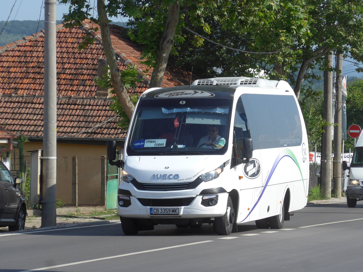 (207'102) - Union-Ivkoni, Sofia - CB 3359 MK - Iveco/UNVI am 3. Juli 2019 in Sevlievo