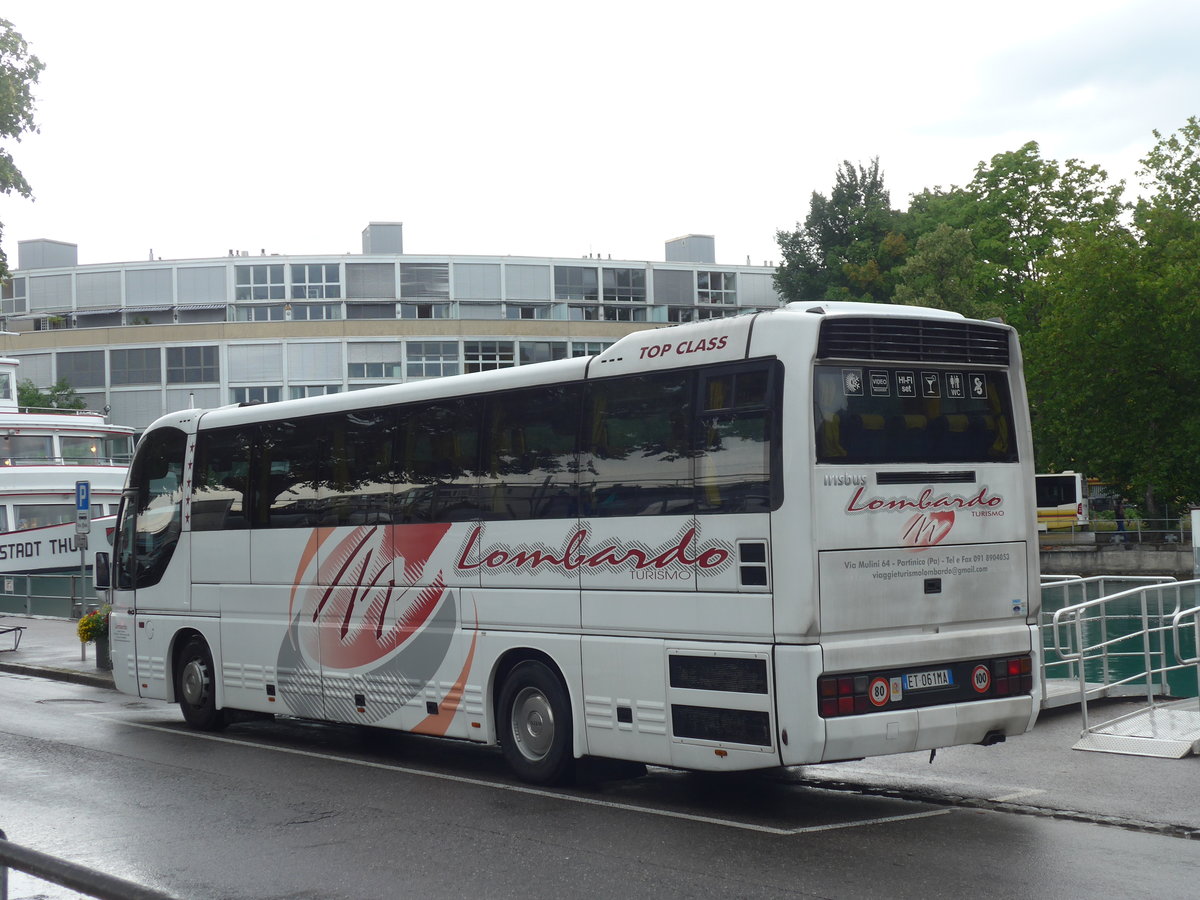 (208'166) - Aus Italien: Lombardo, Partinico - ET-061 MA - Irisbus am 27. Juli 2019 bei der Schiffl�ndte Thun
