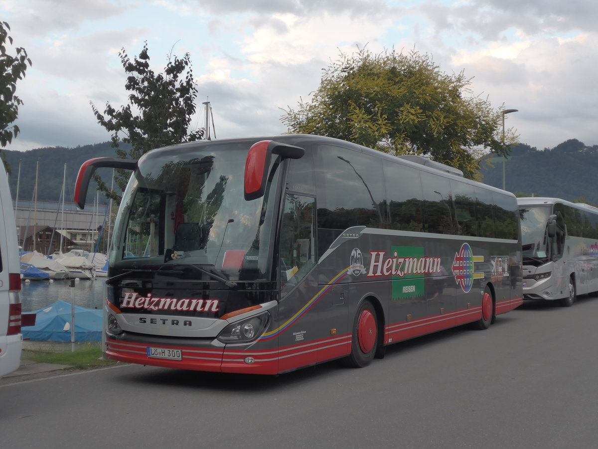 (208'220) - Aus Deutschland: Heizmann, Schopfheim - L�-H 300 - Setra am 30. Juli 2019 in Thun, Strandbad
