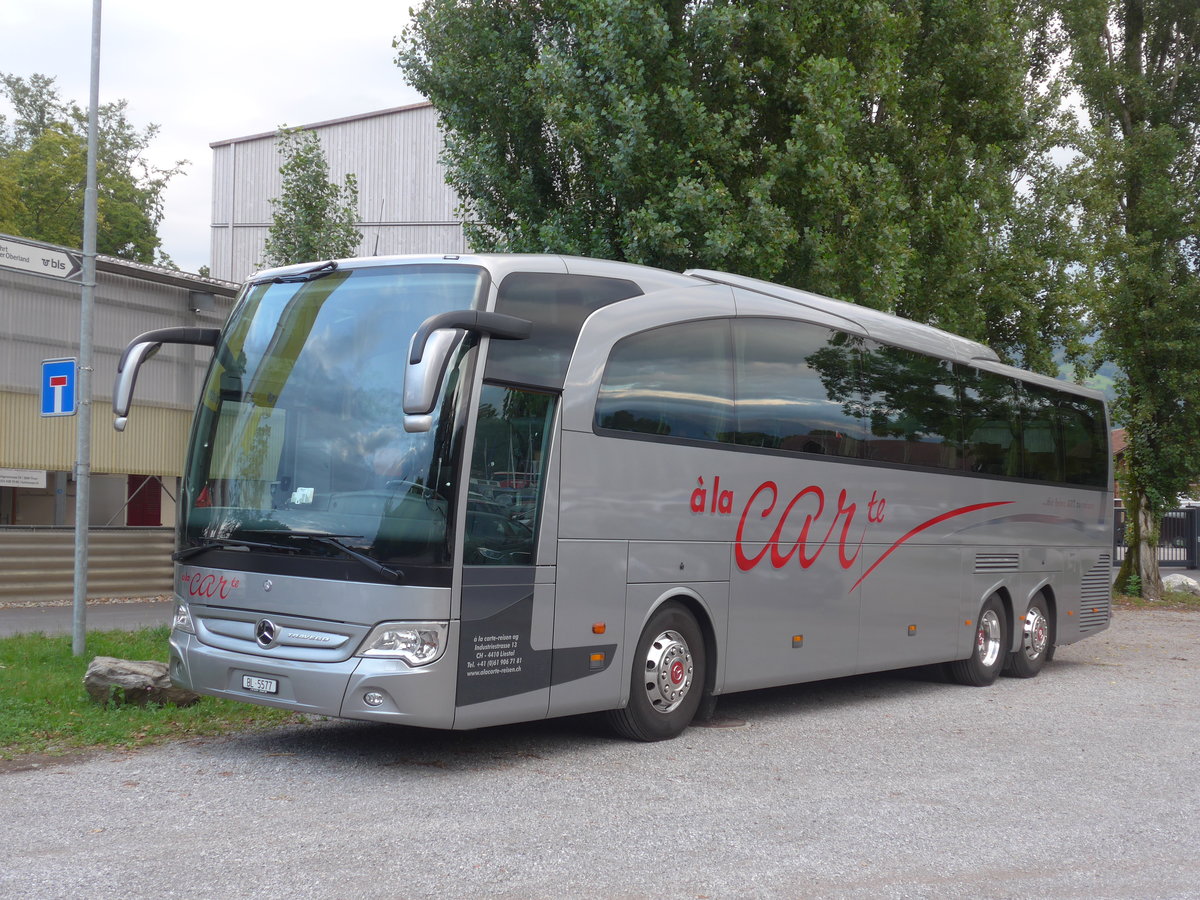 (208'605) - � la Carte, Liestal - BL 5577 - Mercedes am 10. August 2019 in Thun, Lachenwiese