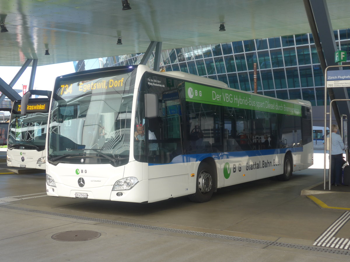 (208'645) - Maag, Kloten - Nr. 40/ZH 479'640 - Mercedes am 11. August 2019 in Zrich, Flughafen